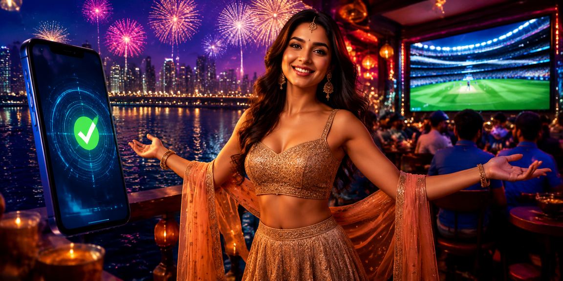 Vibrant Indian street cricket and betting entertainment scene
